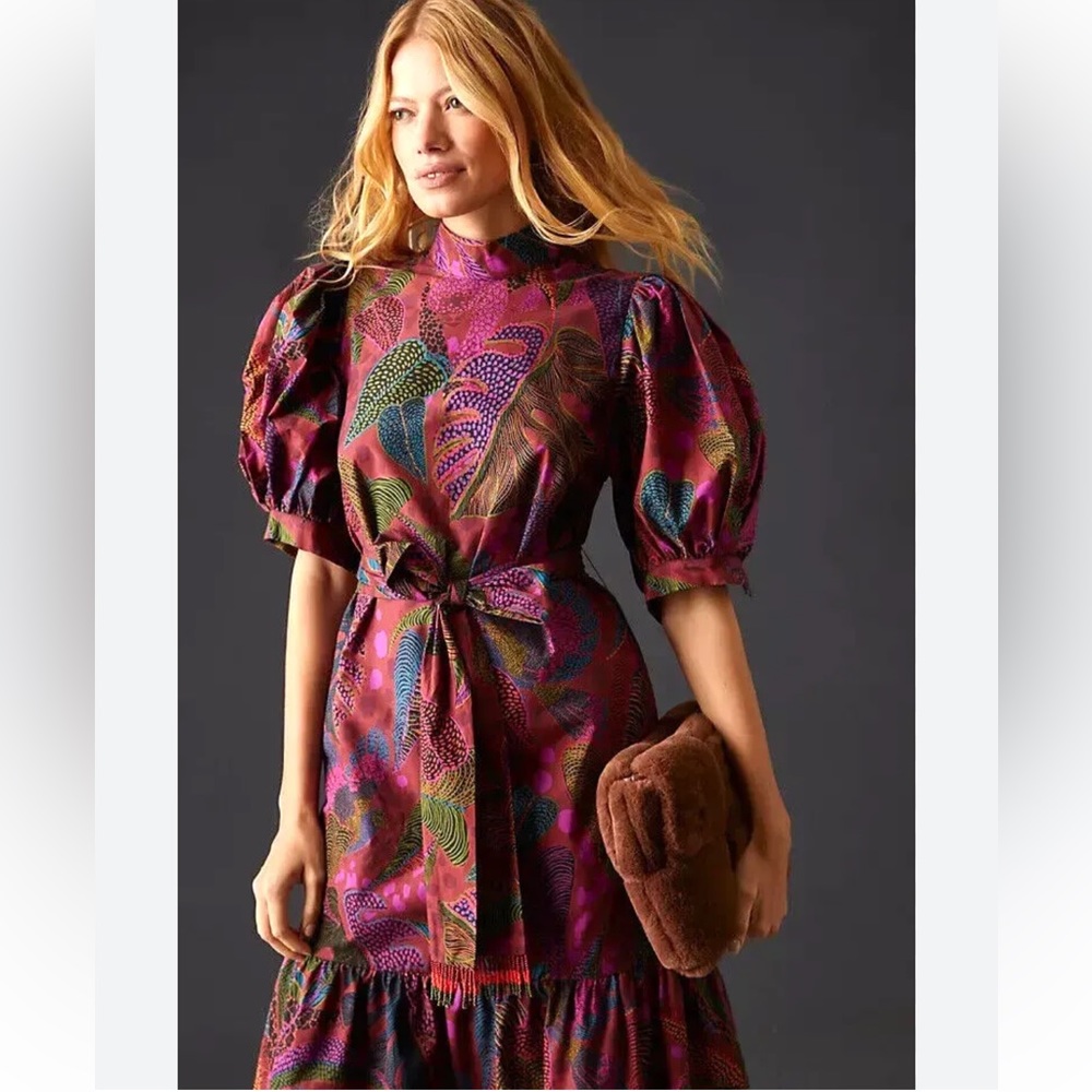 NWT farm for Anthropologie long dress